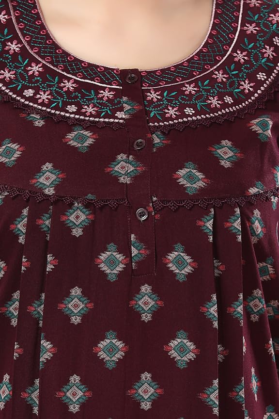 Image of Soulemo Women's Printed Alpine Nighty 1656