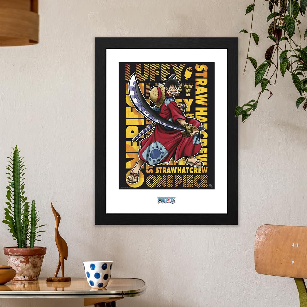 Amazon.com: ABYstyle GBEye ONE PIECE Luffy at Wano Artwork Framed