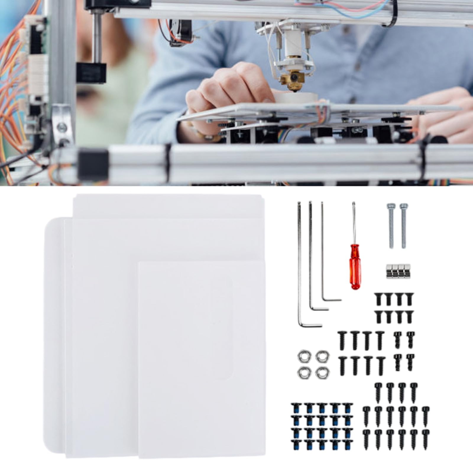 Pacchetto Custodia per Stampante 3D con riduzione del Rumore | Copertura con ritenzione del calore e smorzamento del rumore qualità stampa costante e