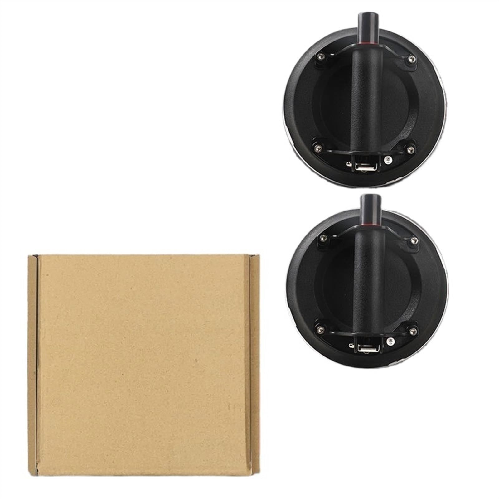 XXUDONG Suction Cup Air Pump, Vacuum Pumping Suction Cups for Powerful Handling Tile Glass Suction Pump Floor Tile Extractor (Size : 8 inch Carton [Two])