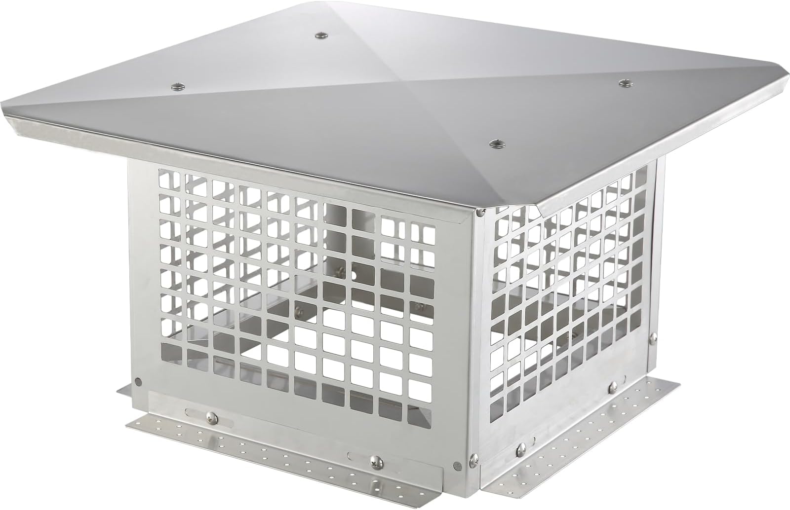 HOMESAVER LockTop II 13" x 13" Chimney Cap/Damper 5/8
