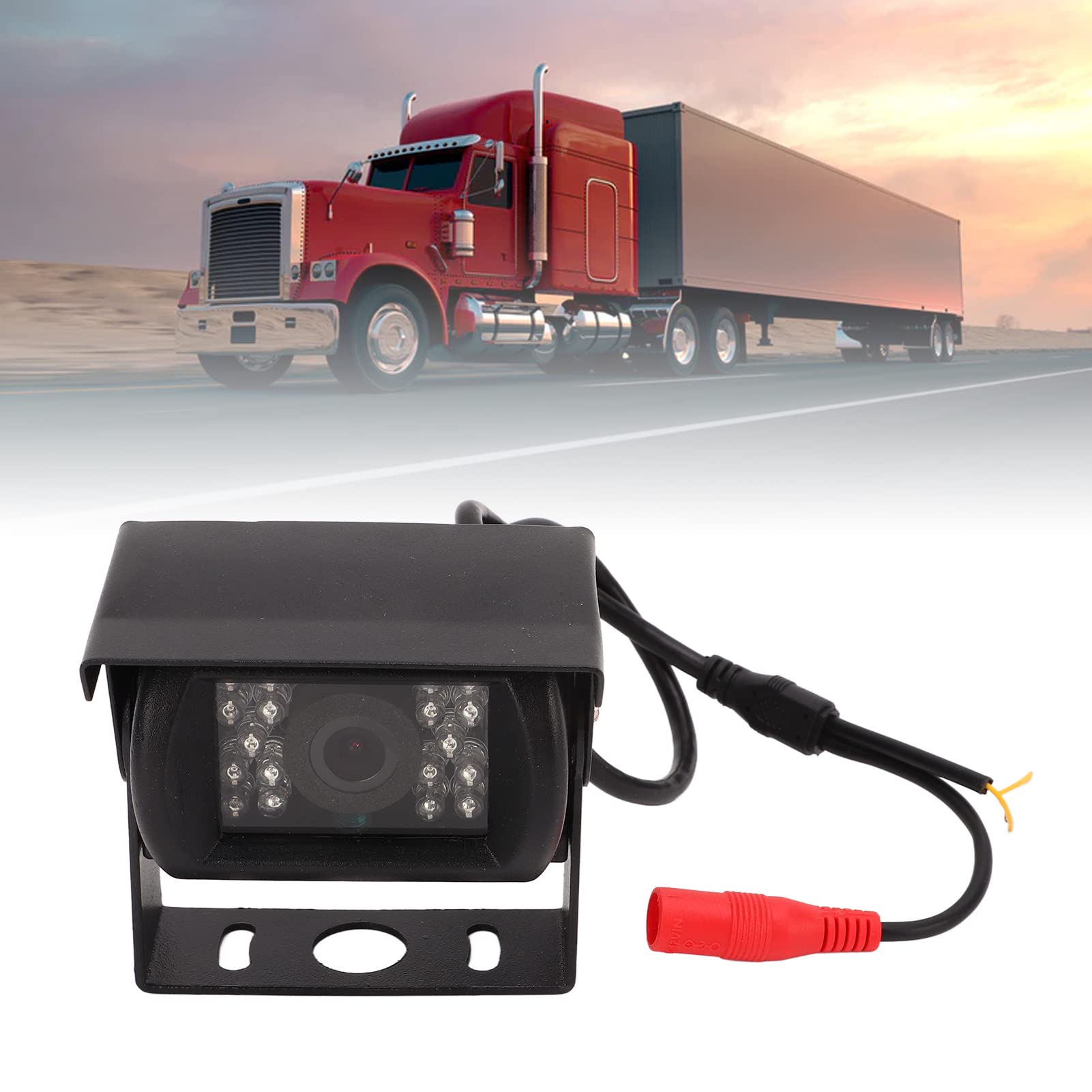 Telecamera Wireless Per Retromarcia WIFI 12V-24V – IR Visione Notturna, Grandangolare E Impermeabile Per Camion E Bus - 3