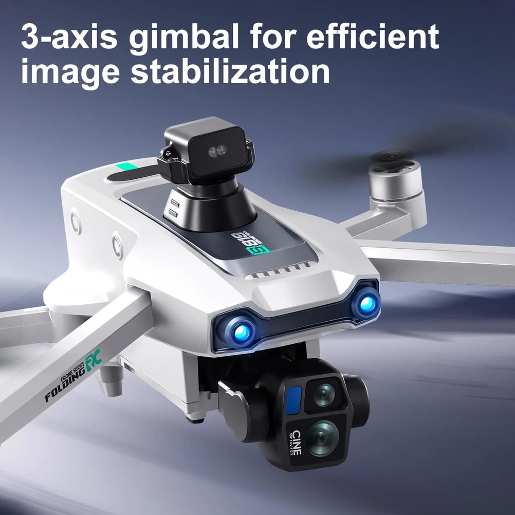 Blue,Triple Battery,dron do zrzutów powietrza s819 z gps 2,7 tys., transmisją obrazu 5 g, obciążeniem 500 g, hd, fotografia lotnicza, samolot zdalnie sterowany
