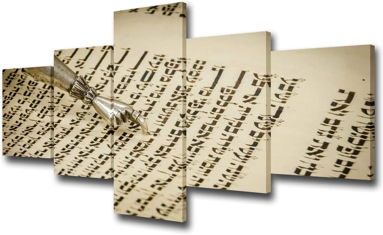 Judaism Pictures for Living Room The Torah Scroll Canvas