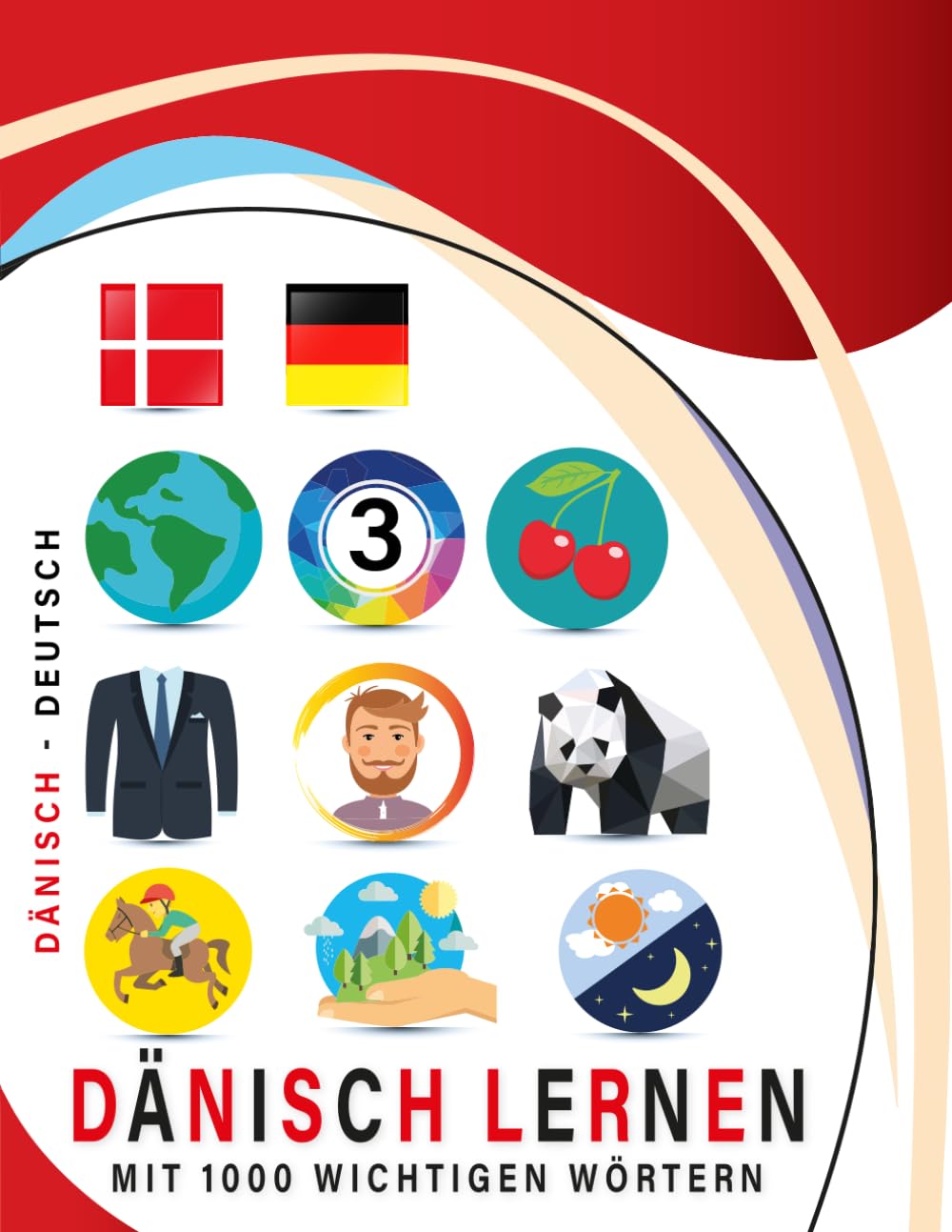Dänisch Lernen Mit 1000 Wichtigen Wörtern: Zweisprachiges Dänisch – deutsch Bild- Und Vokabelbuch Für Kinder & Erwachsen