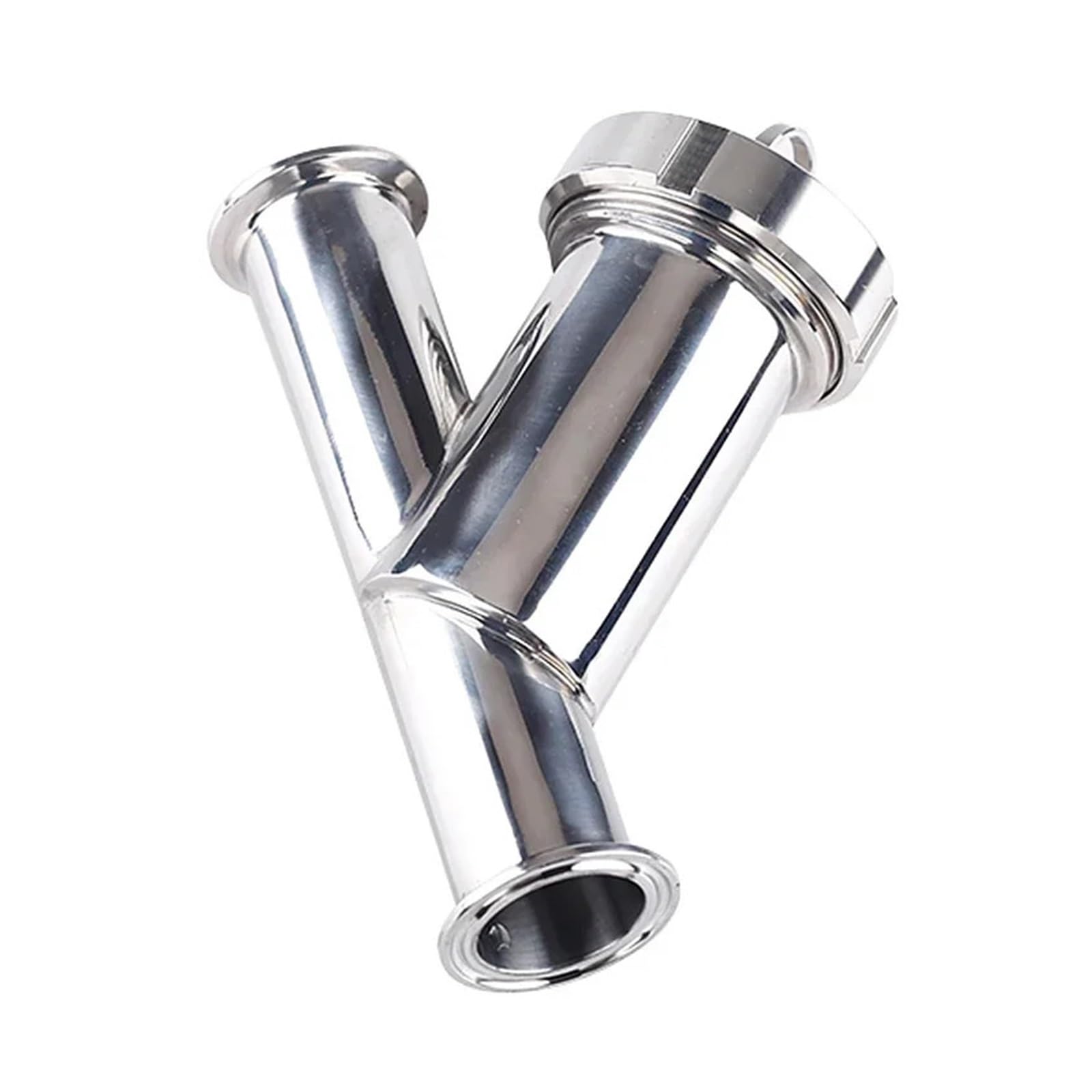 Rnumligh One Color Rnumlig 76Mm Pipe Od X 3" Tri Clamp Ferrule 91Mm 300 Mesh Y-Shaped Strainer Filter Sus 304 Stainless Steel