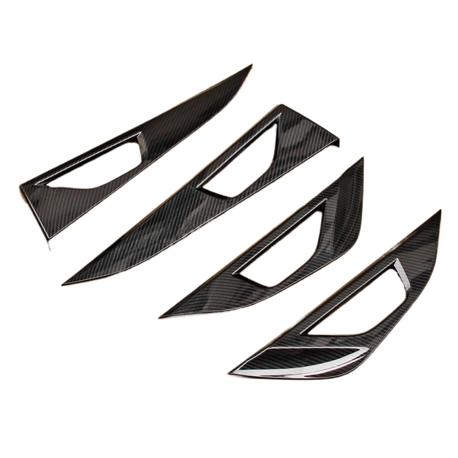 FHCBUTAE Interior Car Handle 4 Pieces Interior Door Handle Cover Trims for Subaru for Impreza for Crosstrek XV 2017-2023