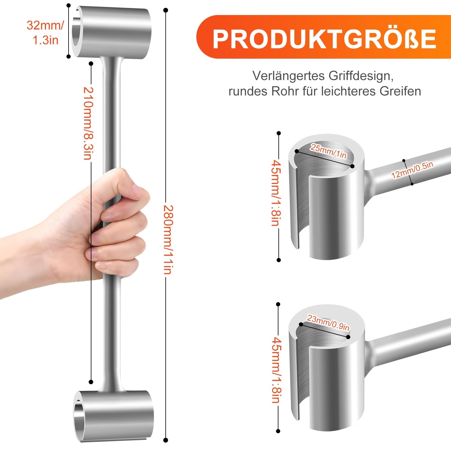 Chiave di Regolazione Dello Spazio Delle Cerniere 23-25mm Chiavi Regolabili per Cerniere Strumento di Riparazione Della Cerniera Della Porta per Chiave di Regolazione Dell'Officina Domestica