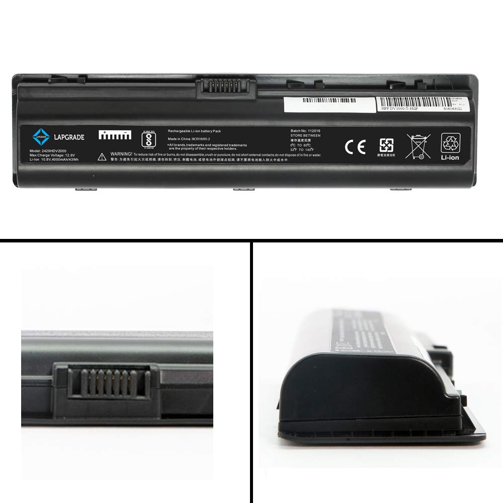 Lapgrade Battery for HP Pavilion DV2000 DV2100 DV2200 DV2300 Series (B07DTYJD4L) Amazon Price History, Amazon Price Tracker