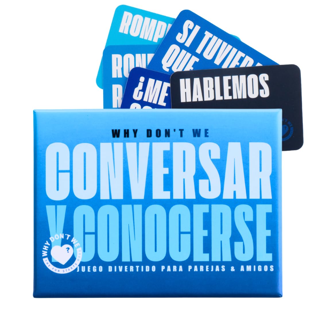 Why Don't We Conversar Y CONOCERSE - Regalos para Parejas - Juego Parejas con 120 Barajas Regalo Pareja - Regalos Originales para Parejas - Regalo Aniversario Pareja - Regalo Parejas Intimos
