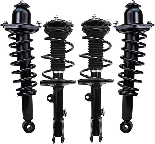 Miniatura 33 de Detroit Axle - 4 puntales para Scion tC 2005-2010 puntales traseros delanteros completos con muelle helicoidal 2006 2007 2008 2009 montaje de