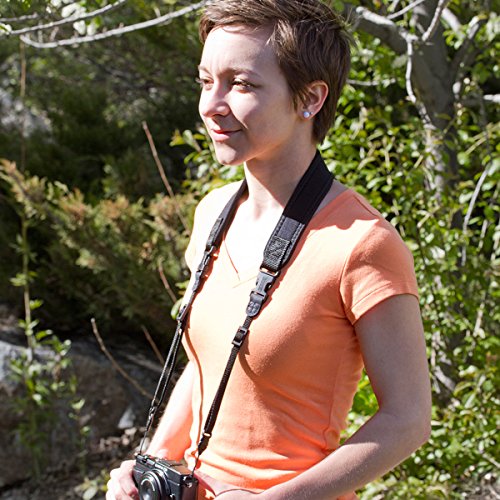 Op/Tech Usa Mirrorless Strap - Camera Strap With Quick Disconnects For Lightweight Mirrorless Cameras (Black) #TOP5