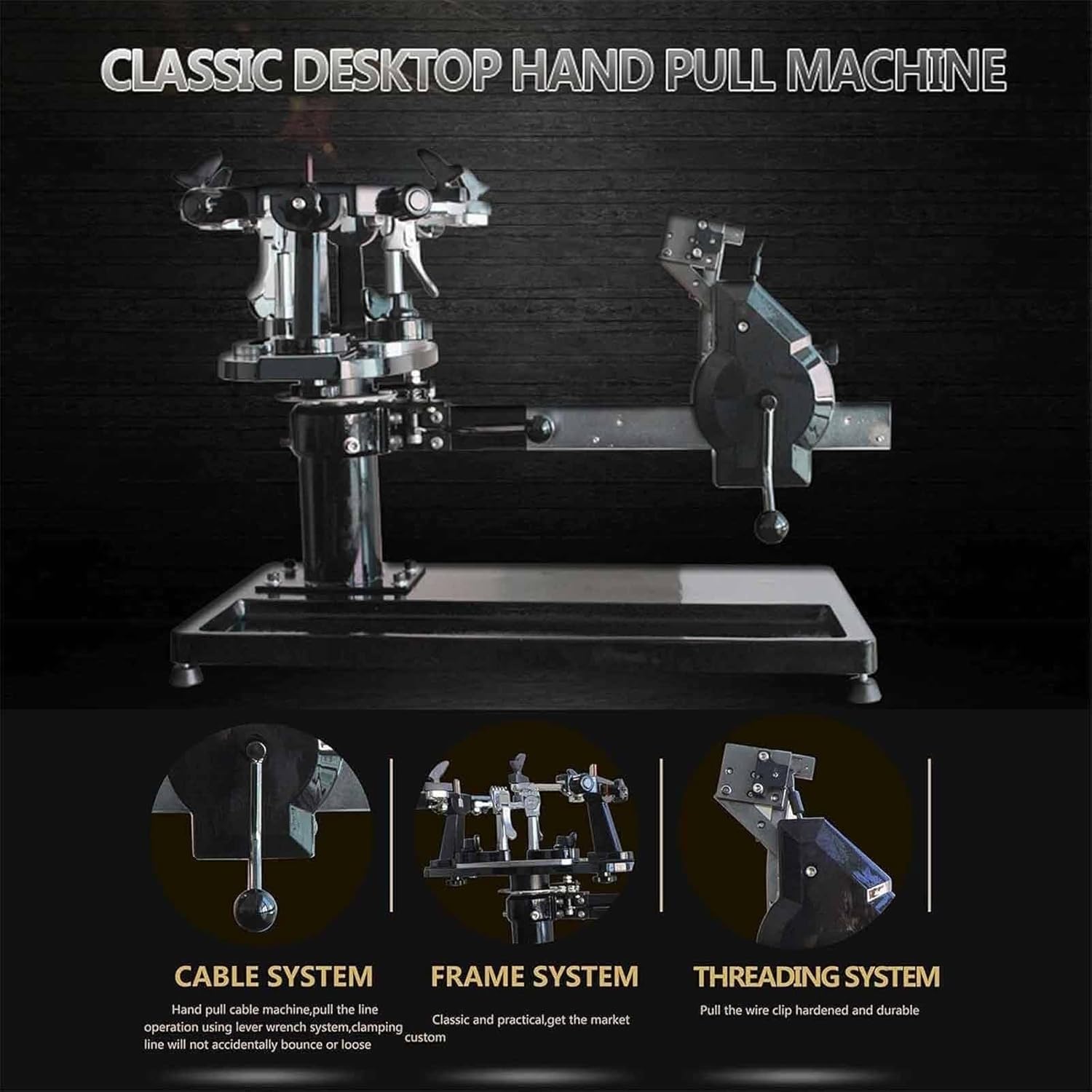 Table stringing Machine, Badminton Racket stringing Machine, Manual stringing Machine, Tennis Racket stringing Machine 360 ​​Degree Rotation