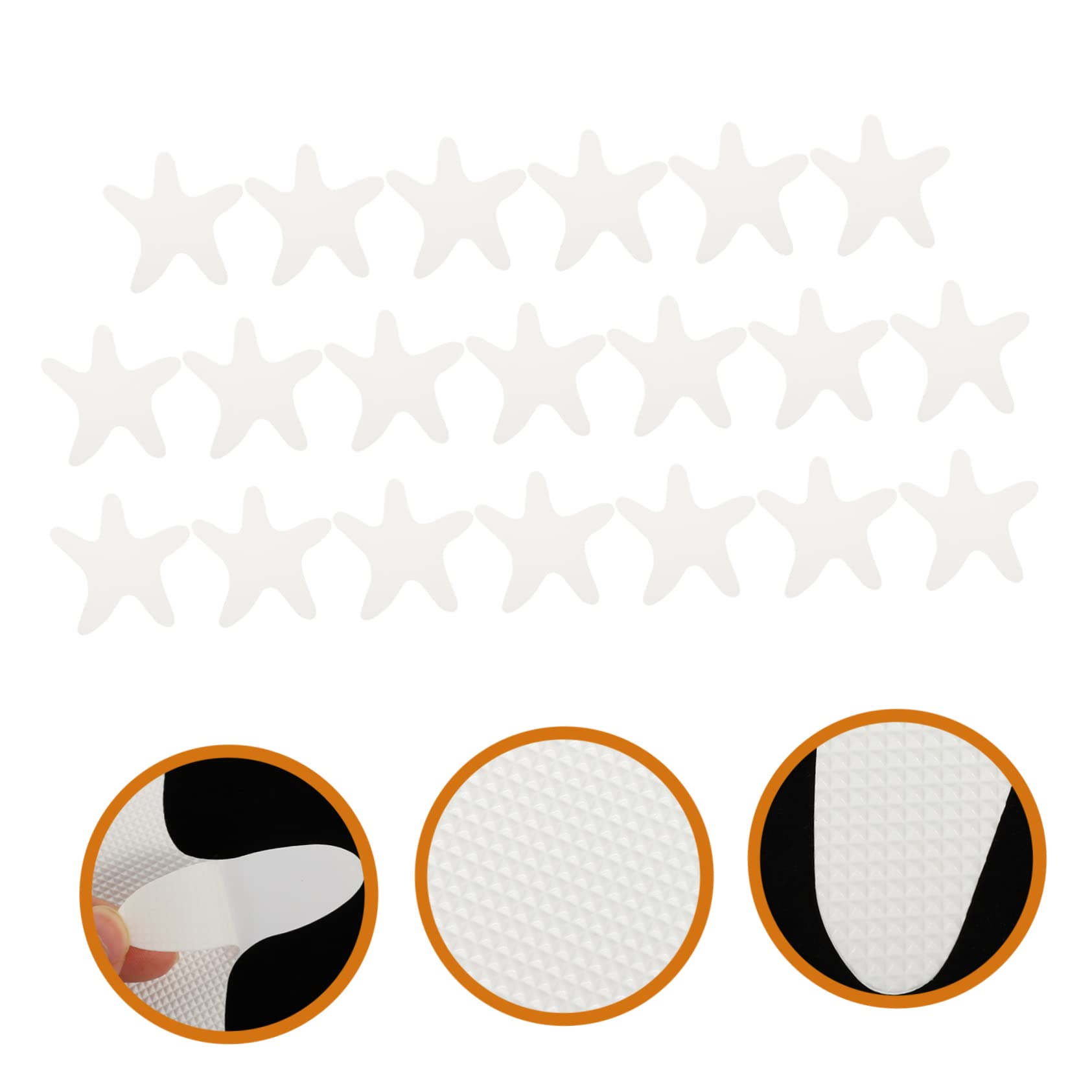 HOOTNEE 20pcs Cartoon Slip Stickers for Bathtub and Bathroom Non Skid Adhesive Stickers Lovely Design for Strong Grip for Safe Slippery Surfaces