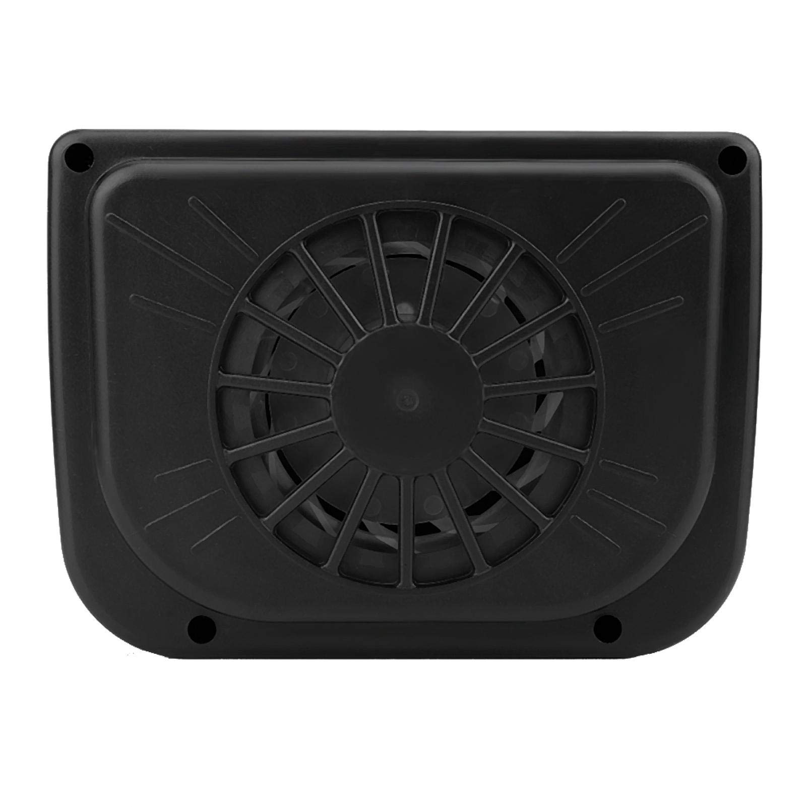 BTER Ventilador de refrigeración para coche de desintoxicación, ventilador de ventilación para coche, energía solar para carros de coches universales