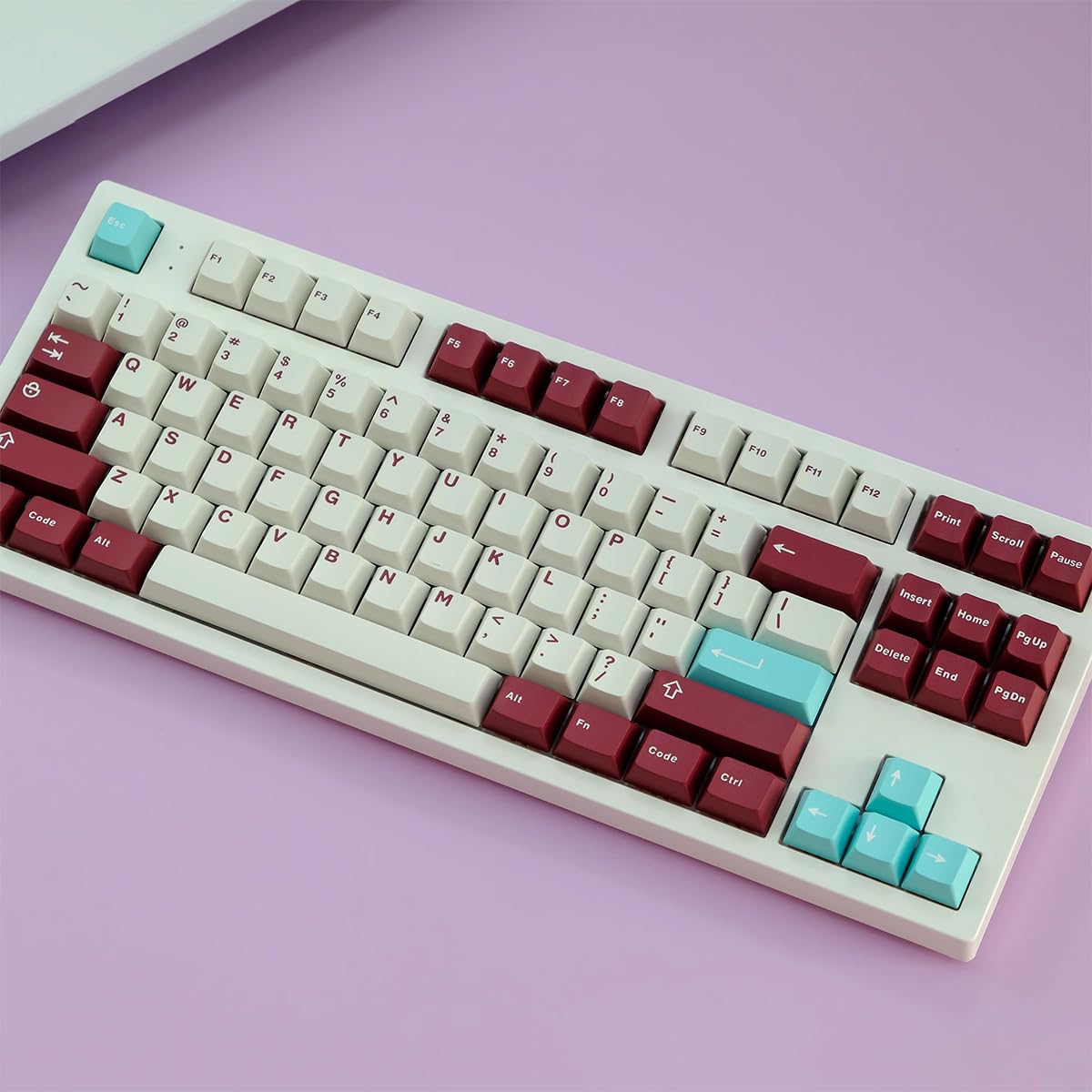 Juego de Teclas Yuru de 163 Teclas Cherry Double Hot para Teclado mecánico ISO ANSI 95% 75% 65% 60% Cherry MX Switches