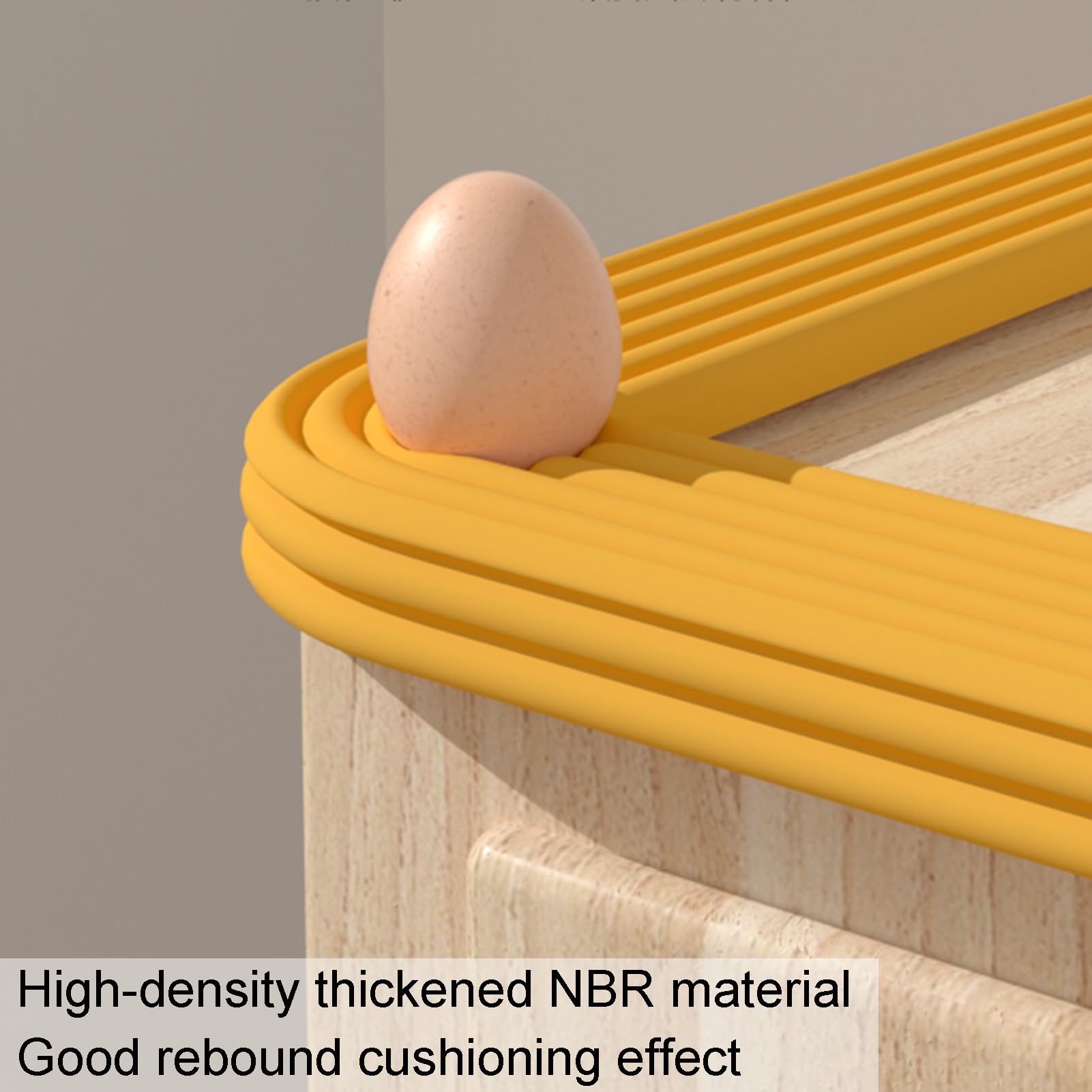 N/A Mousse Mobilier Table Bureau Bord Couverture Coussinets Protecteur Coins Coussin Pare-Chocs Garde 2 Pcs Noir