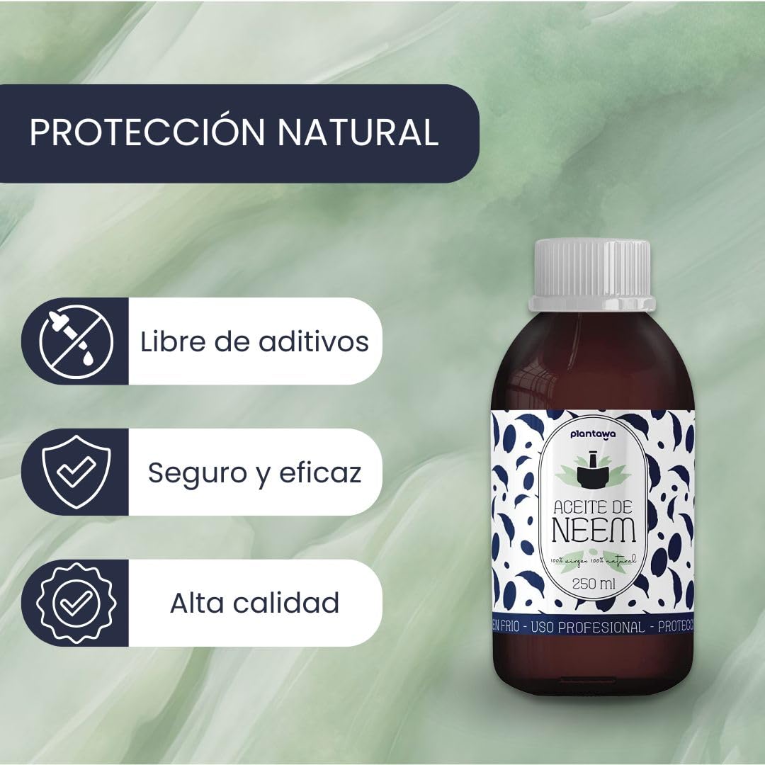 OLIO DI NEEM estratto a freddo, flacone da 250 ml
