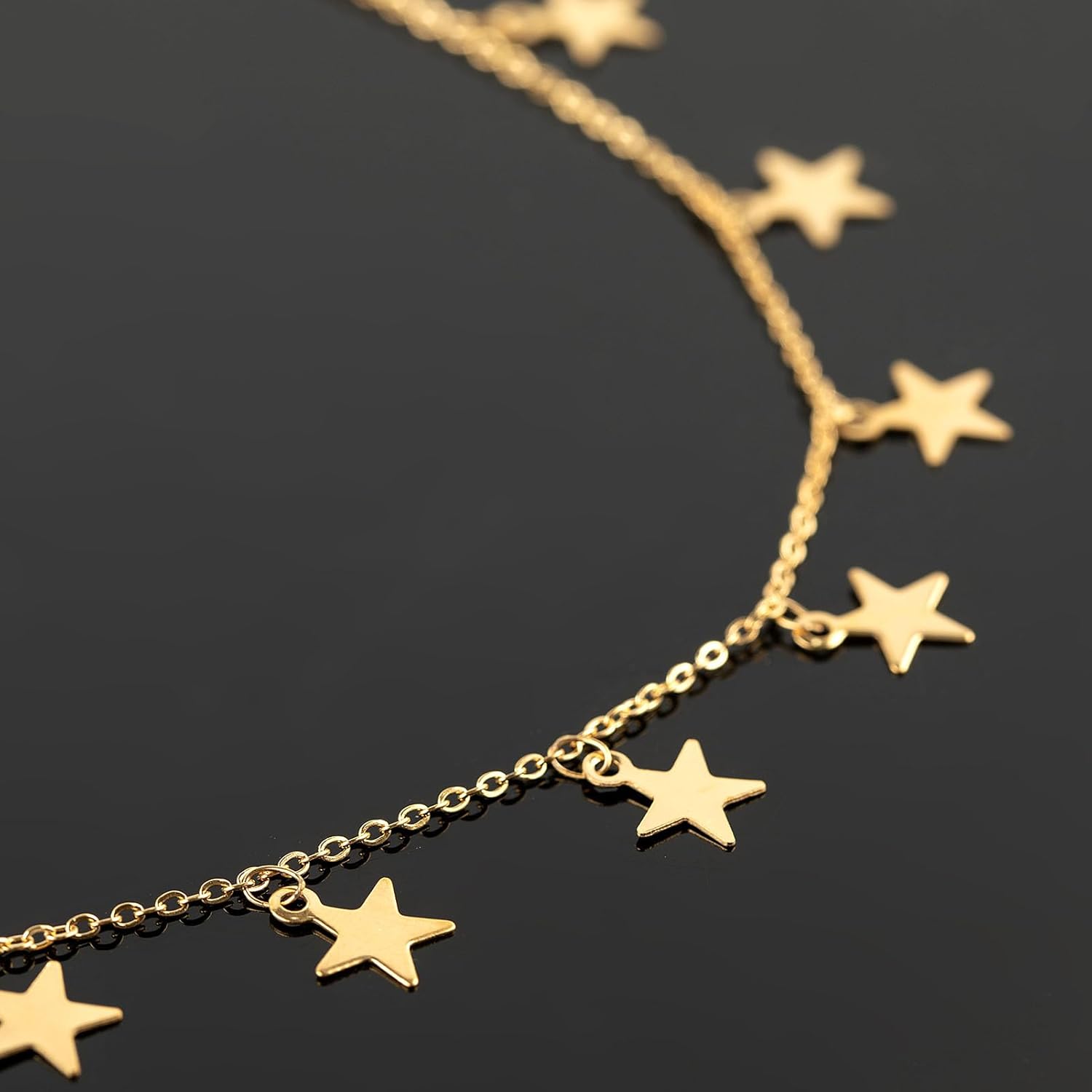 UMAOKANG 16.4 Feet Gold Plated Stainless Steel Chain for Jewelry Making Dangling Star Chains Bulk on Spool - Image 4