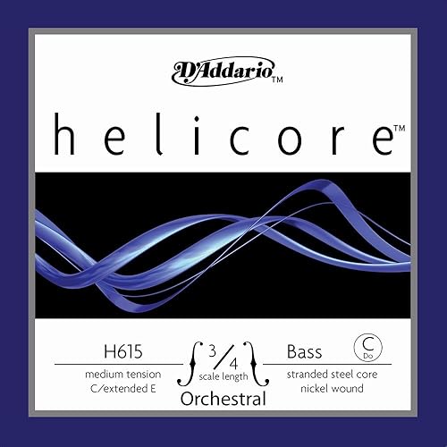 D'Addario Helicore Orch Bass 10Bk X-C 3/4 M (H6153/4M-B10)