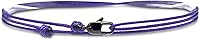 Vista 23 de Made by Nami Surfer Anklet with Snap Hook Clasp Waterproof & Adjustable Thin String Ankle Bracelets for Women and Men Handmade Jewelry for Beach and