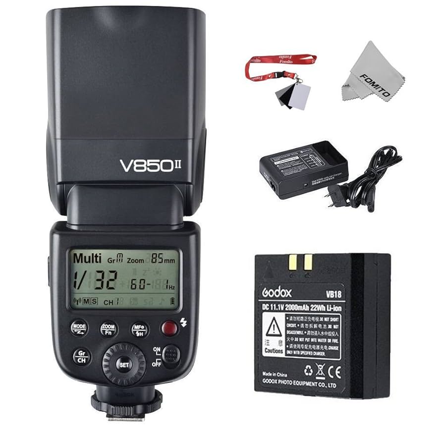 美品 Godox v850ii Amazon | Godox V850II カメラフラッシュ ストロボ
