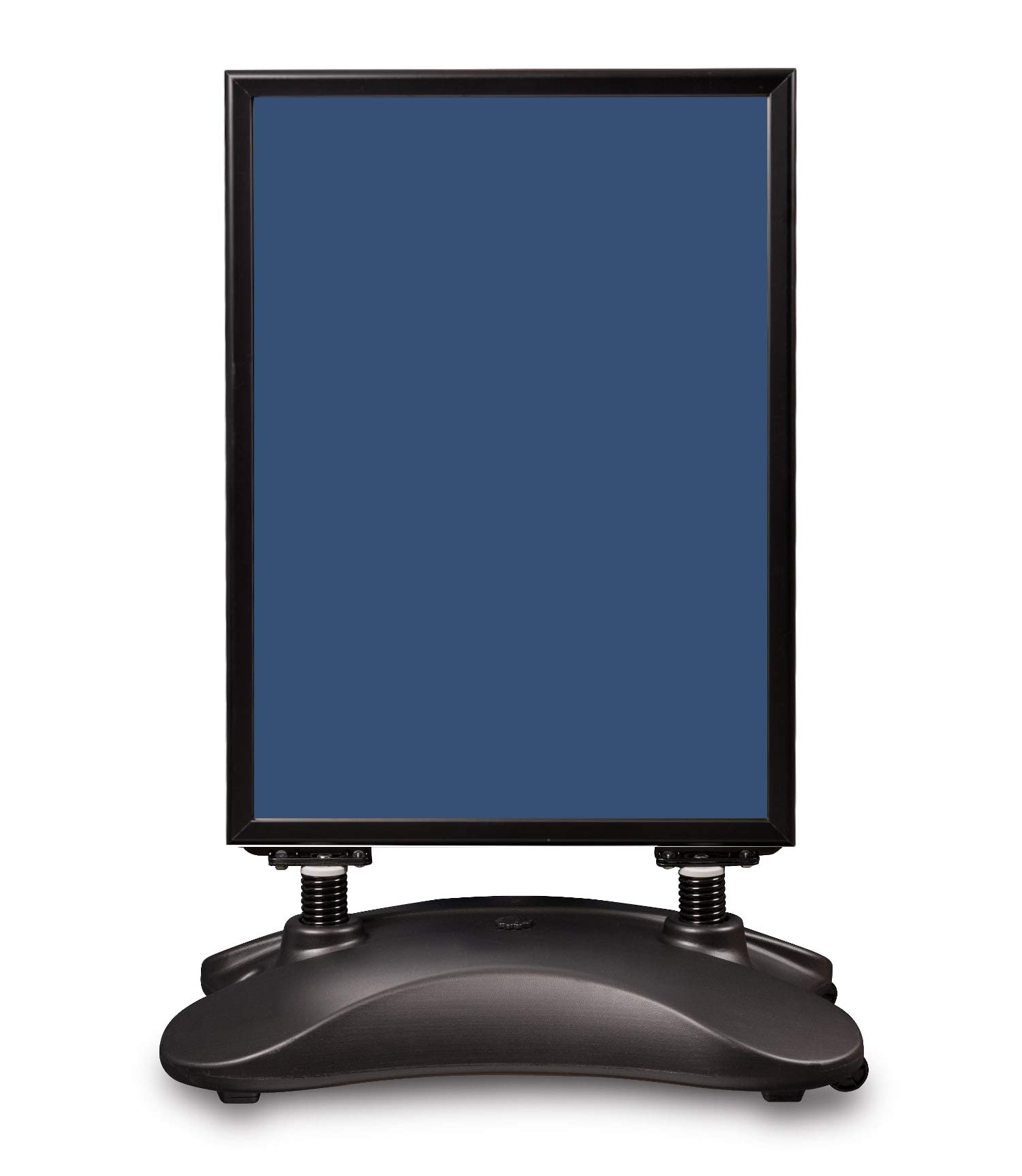 Pavement Sign Weather Resistant Forecourt Display with Snap Frame - Hampton Silver (A1) (A1, Black)