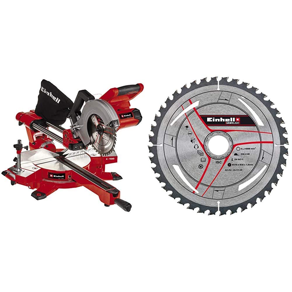 Scie à onglet Einhell TE-SM 36/210 pour aménager votre terrasse et scier sans câble