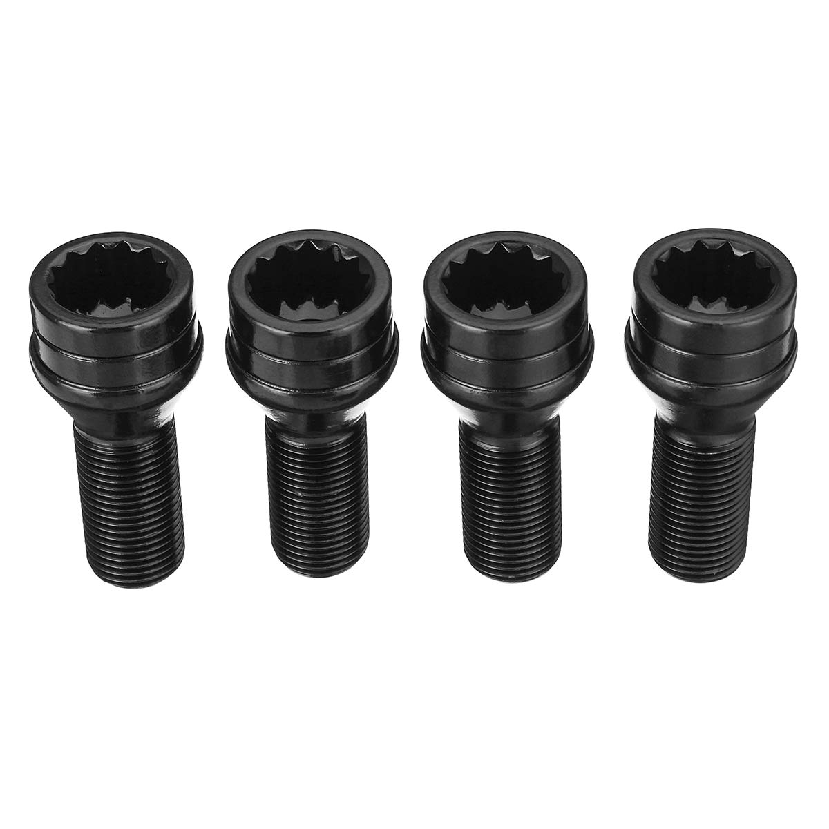 Écrous Antivol Pour Roues De Voiture - 4 Pièces M14 X 1.25 Pour BMW Série 1-7, Acier Inoxydable, Avec Clé