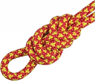 Cuerda de seguridad Rojo/Azul/Amarillo Cuerda Auxiliar De 6mm Material De Poliester Tendedero Exterior Cuerda Para Escalar Cuerda De Paraguas Cuerda De Atar Cuerda De La Tiend(Size:10M,Color:Amarillo)