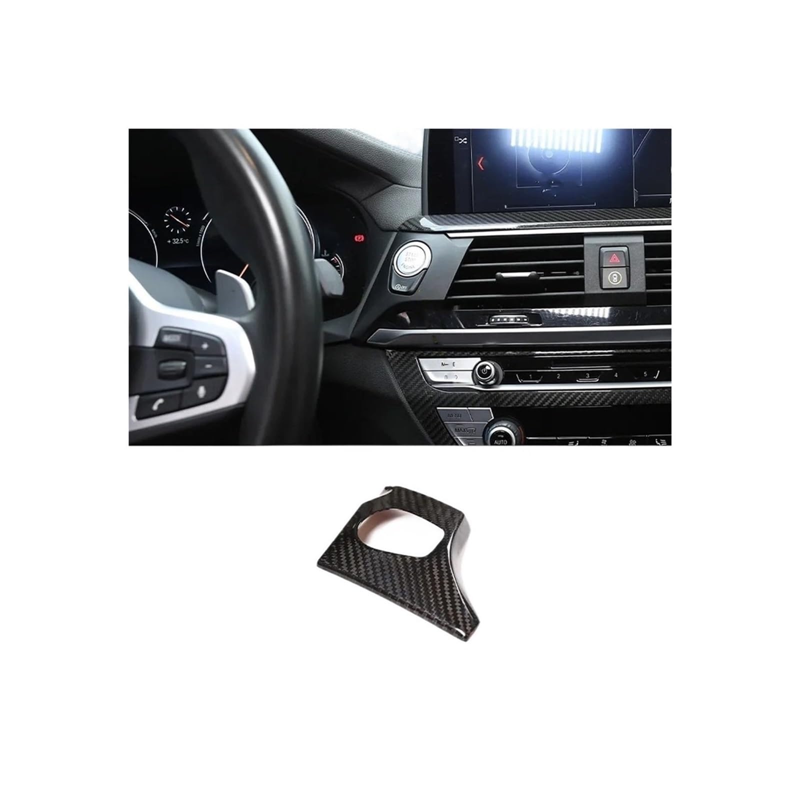 WEZGHYUXP Real Carbon Fiber Compatible with BMW X3 X4 G01 G02 2018-2022