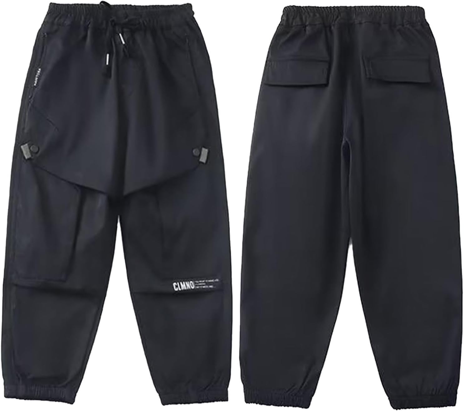 easyforever Boys Cargo Jogger Pants Baggy Jazz Hip Hop Dance Trousers Sweatpants Streetwear for Kids 5-16 Years
