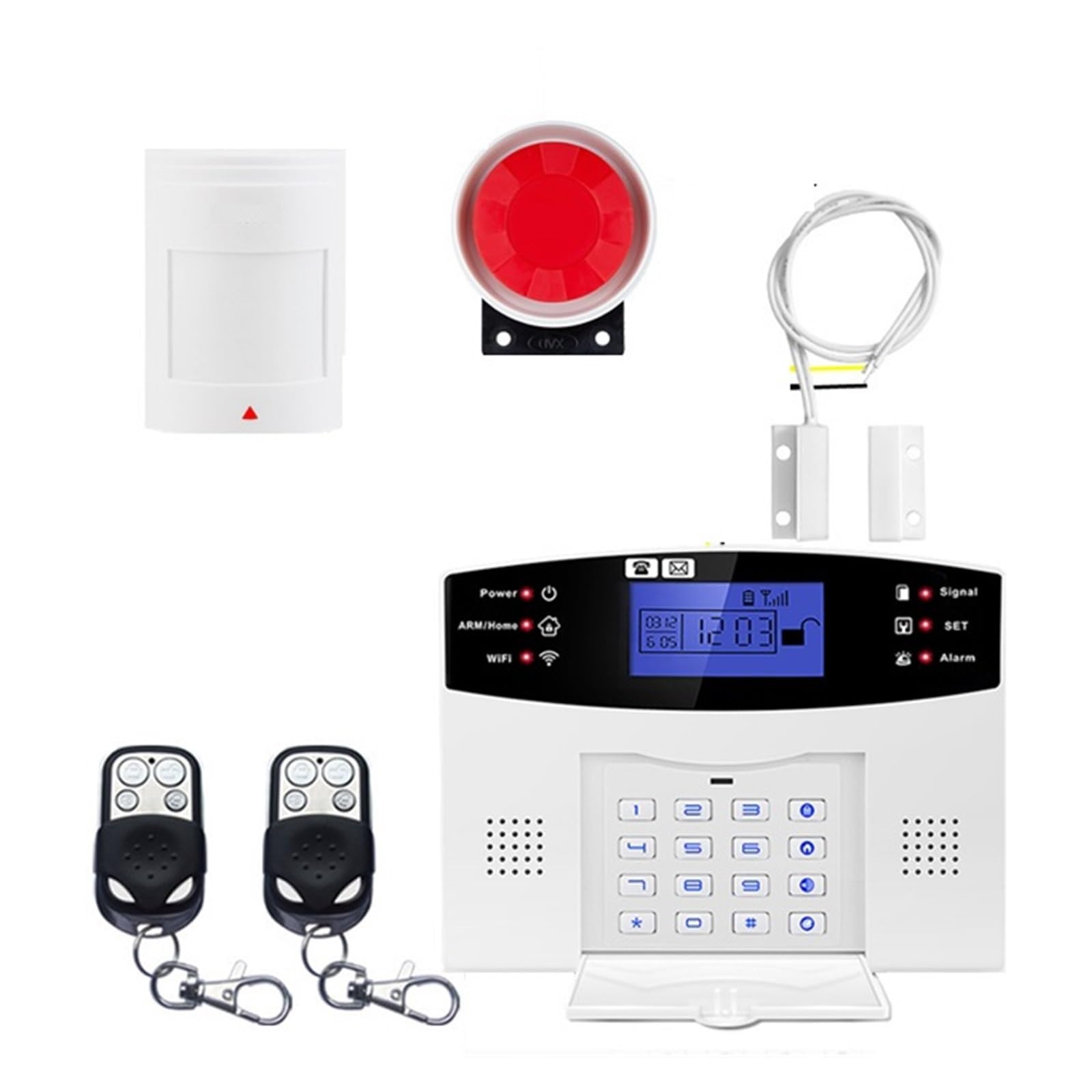 Système d'alarme interphone sans fil pour sécuriser votre maison à distance via l'application