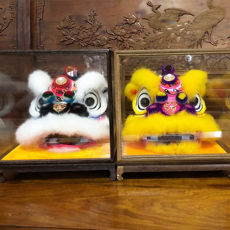 Amazon.co.jp: 中国獅子舞 ミニ獅子舞ヘッド工芸品の装飾品中国の民俗