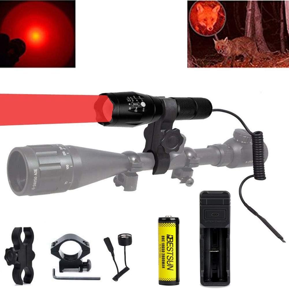 torcia tattica per montaggio su guida ar15