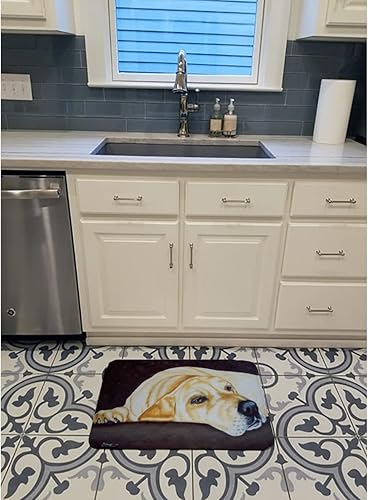 Miniatura 3 de Caroline's Treasures AMB1072RUG Naptime - Tapete de espuma viscoelástica lavable a máquina, tapete de baño antideslizante, duradero, grueso, lavable