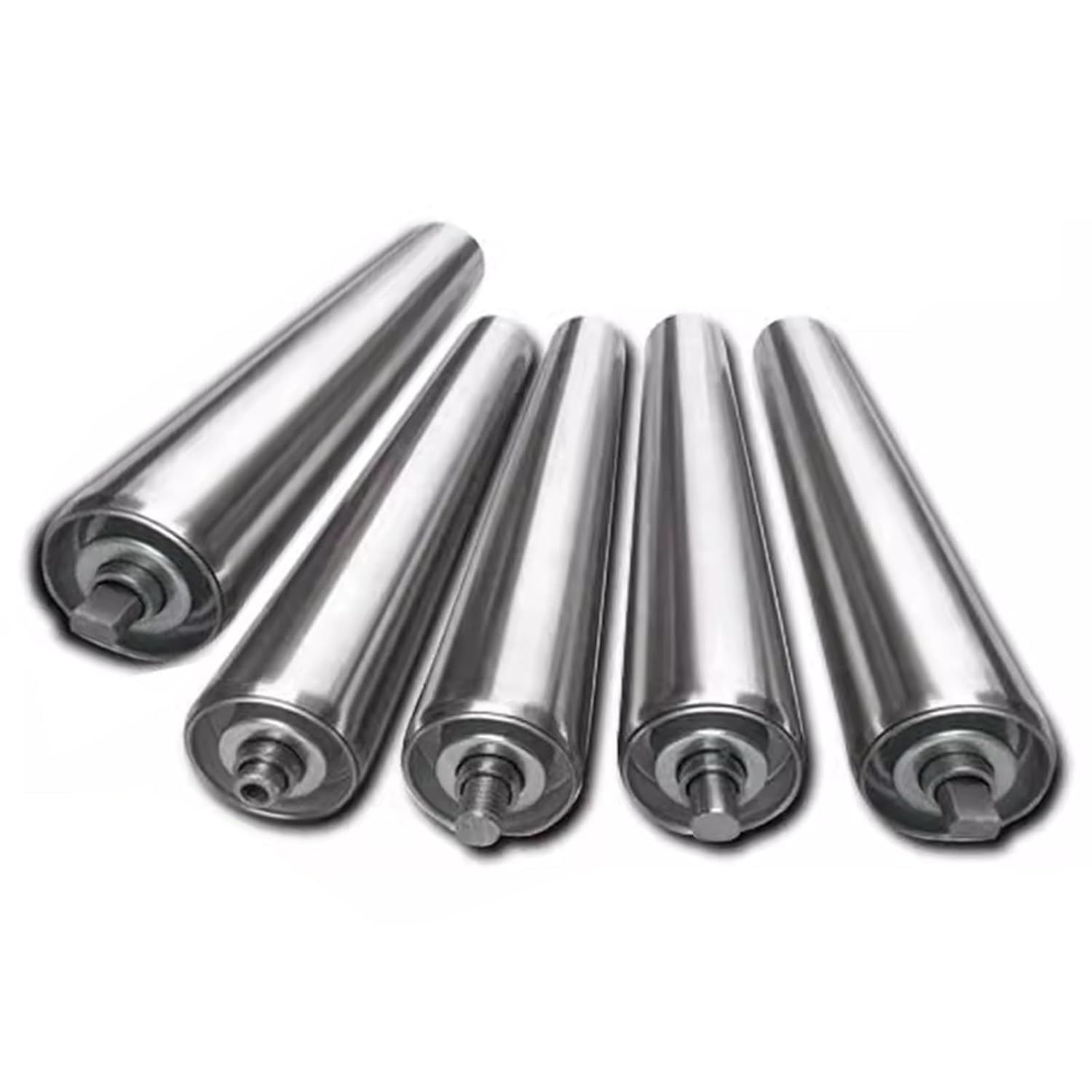 Generisch Industrieller 2-Zoll-Rollenersatz für Förderbänder – 5er-Pack langlebige 18-Zoll-Rollen für reibungslose Materialhandhabung – Hochleistungs-Förderbandteile für hohe Beanspruchung