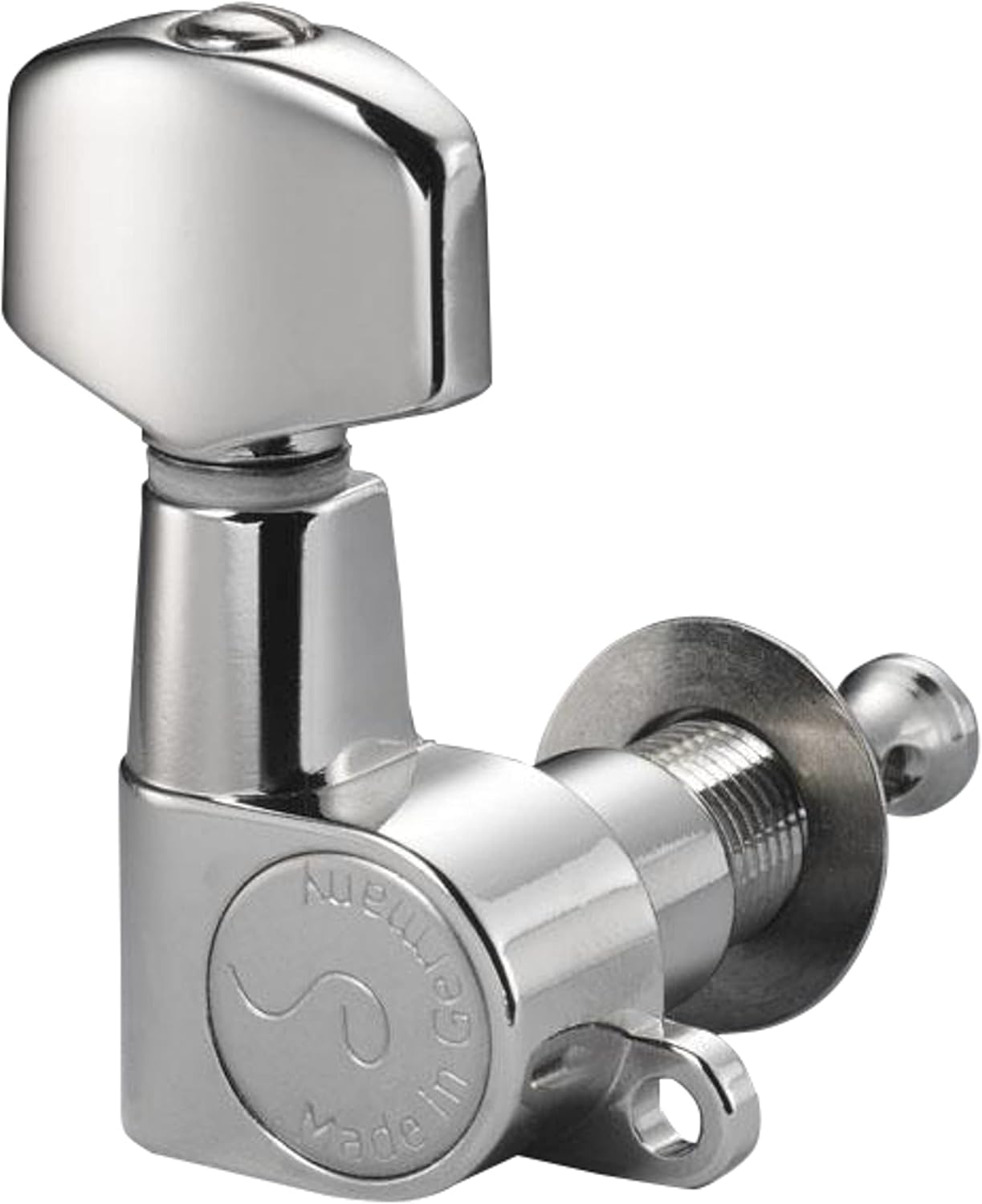 Schaller M6CH Mini A 506a Mechanik "M6 Mini" 3 links/ 3 rechts, maschinenpoliert - Chrome