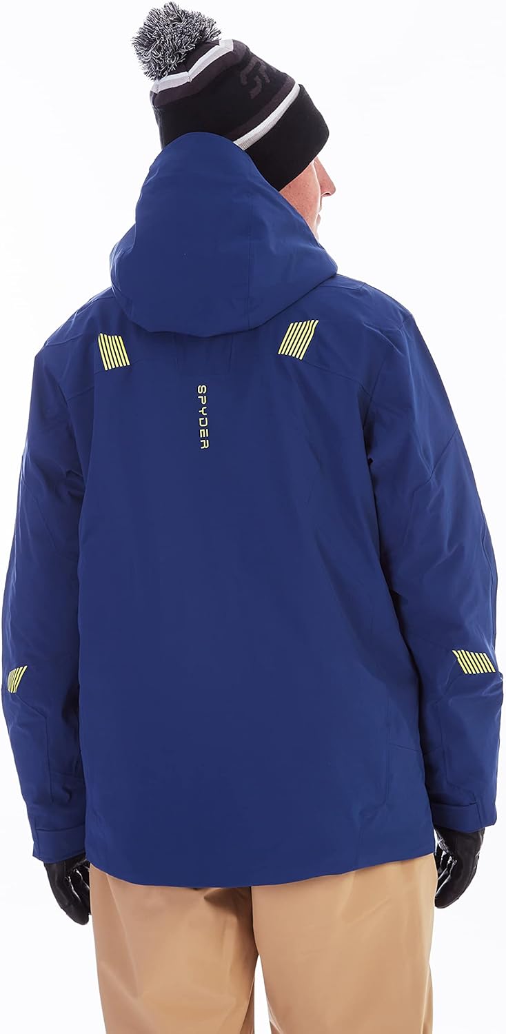 Spyder mens Leader Insulated Hooded Ski Snow Jacket - Image 2