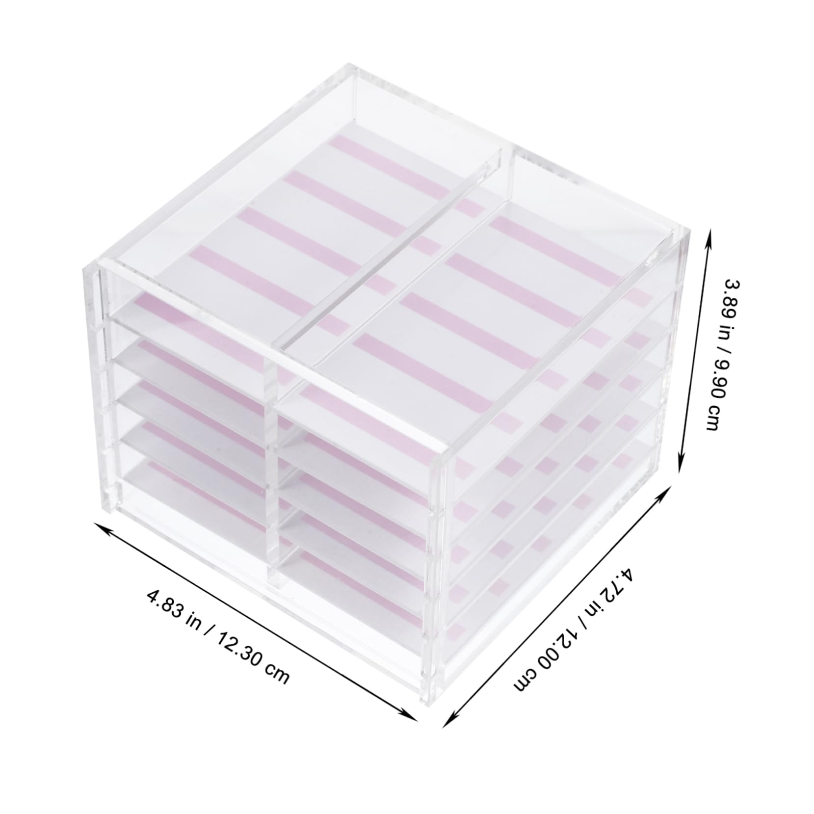 Amazon | Alipis 室式ネイルアート 収納ボックス ディスプレイケース