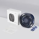 Small Desktop Fan Quiet USB Air Circulator Fan with Anti-Slip Pad, Perfect Cooling for Office, Dorm,Camp,Laptop,Library gallery image