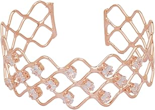 Laurel Cubic Zirconia Net Stylish Stone Contemporary Bangle For Childrens