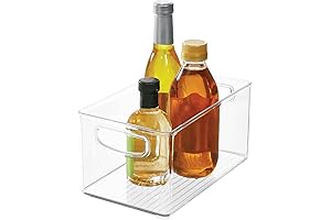 Binz Design 10\" X 5" X 6" Clear Plastic Kitchen Storage Organizer...