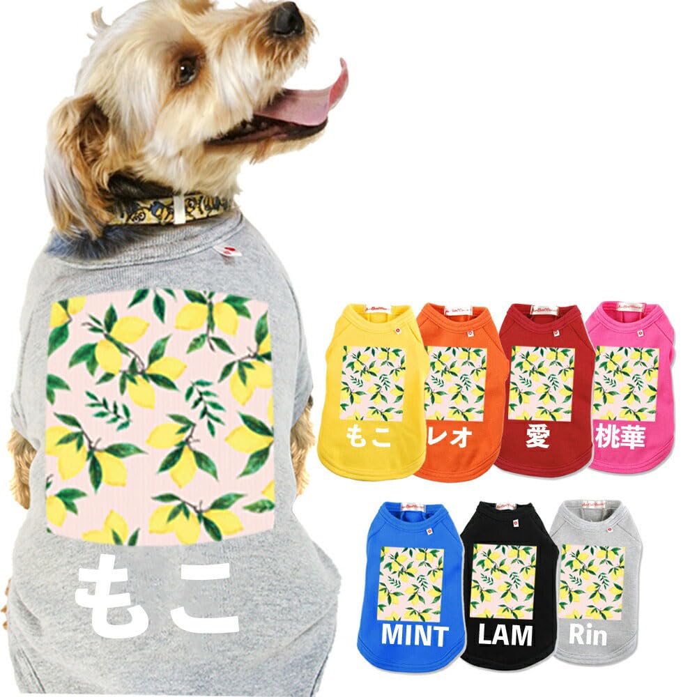 Amazon | 犬服 犬 服 SPIRAL-style 名入れ国産Tシャツ（小型、中型犬