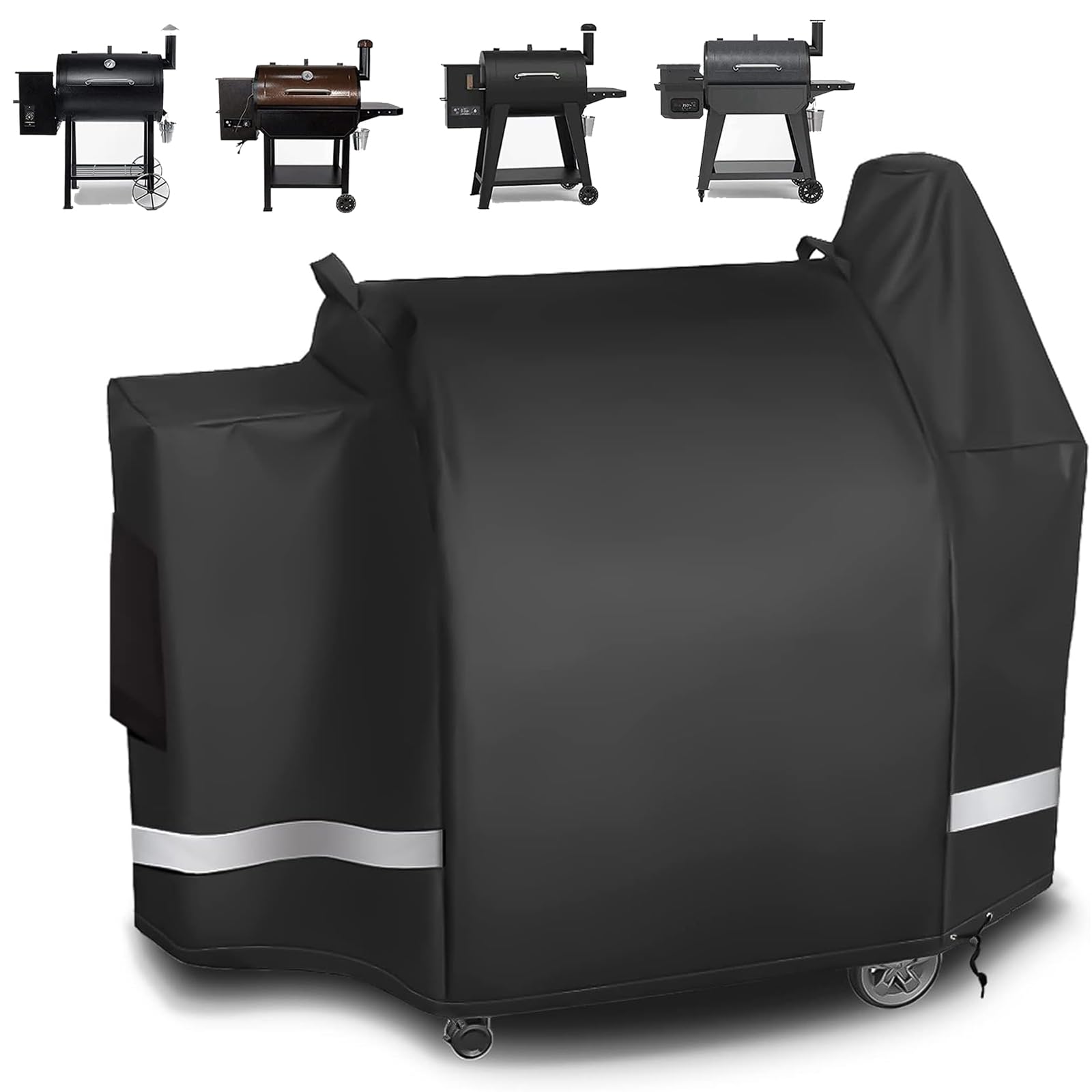 Utheer - Copertura per barbecue Pit Boss 820 Deluxe, Pro serie 850, Z serie 700, resistente e impermeabile, per barbecue a pellet di legno 820D, PB820FB, tessuto resistente 600D