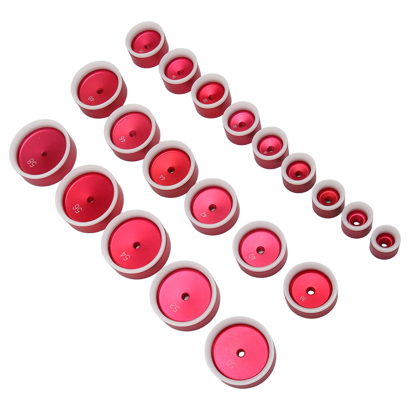YUYTE Uhren Bezel Werkzeug Set,20tlg Uhr Einpresswerkzeug Uhrenschieber Uhrenreparatur Kit mit Aluminium Gehäuseeinsätzen (20-58 mm), Batteriewechsel & Reparatur Werkzeug