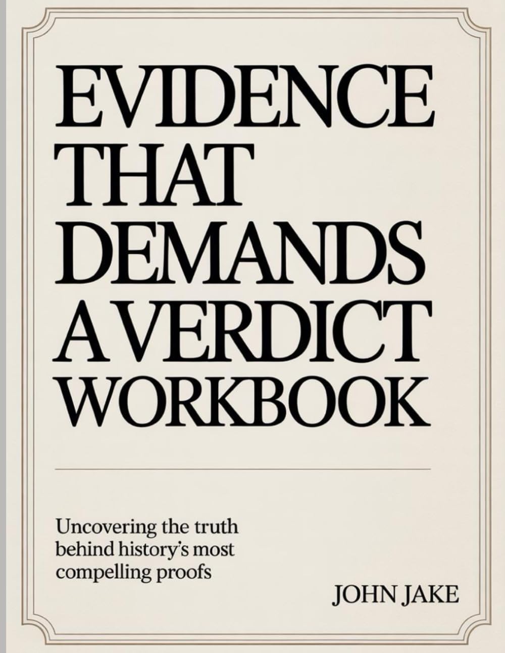 Evidence That Demands A Verdict Workbook: Uncovering the Truth Behind History’s Most Compelling Proofs