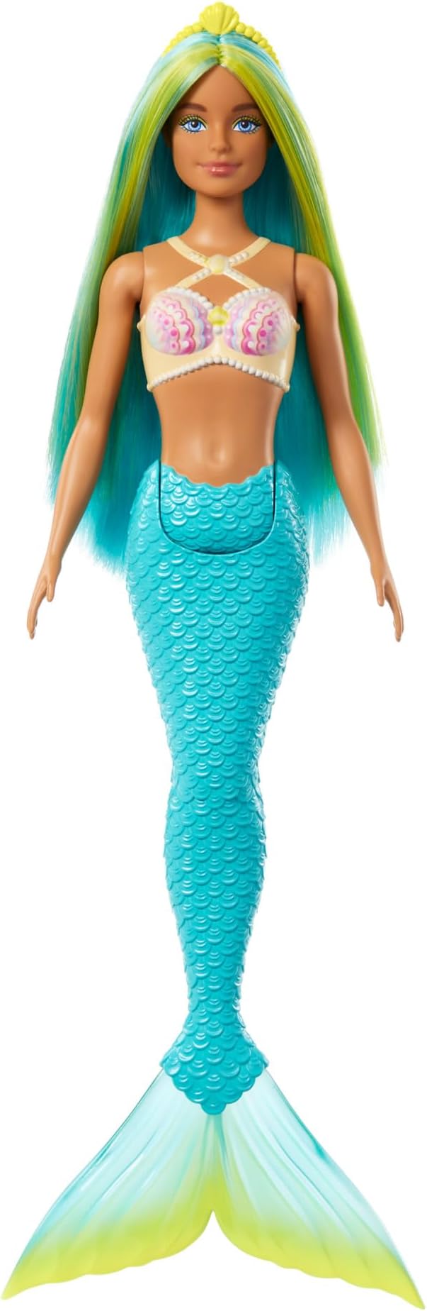 Barbie Mermaid Dolls with Colorful Hair, Tails and Headband Accessories