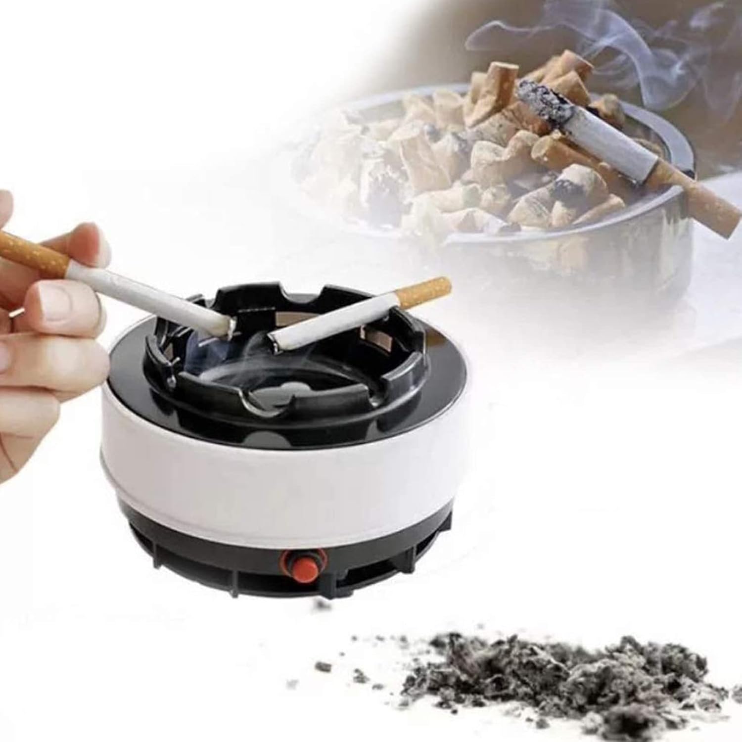 JTYX Smokeless Ashtray, Smokeless Air Purifier, Automatic Smoking Ashtray, Battery Operated