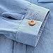 Toddler Baby Boys Long Sleeve Lapel Button Down Shirt Solid Fall Tops Classic Undershirt&Outwear (Blue, 12-18 Months)